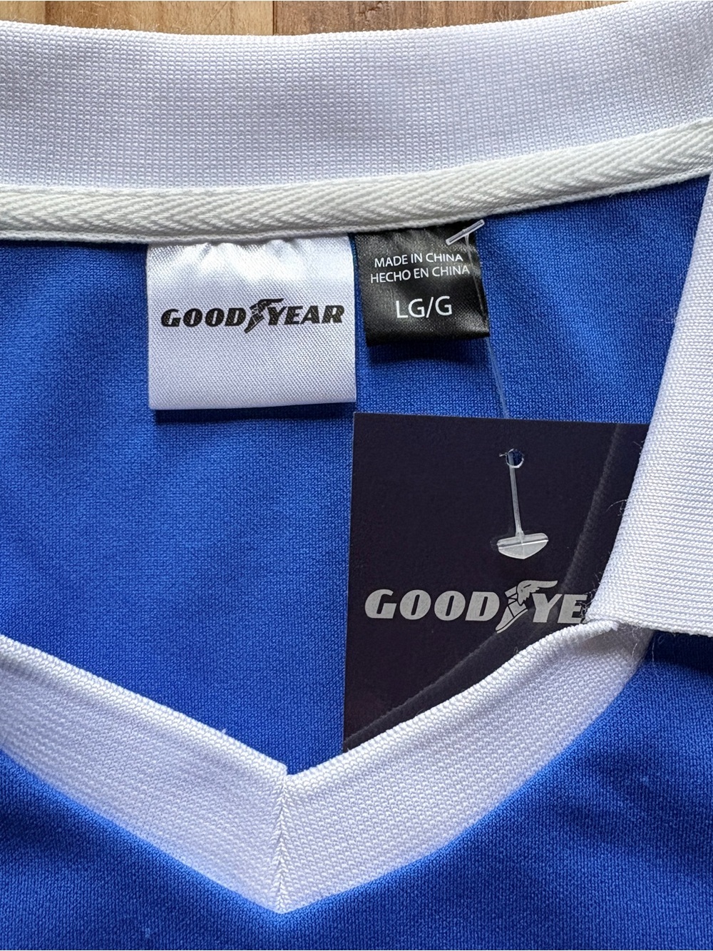 Goodyear Racing Collared Jersey Large NWT - Picture 3 of 7